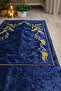 Sırma Embroidered Dowry Mat - Does Not Cause Knee Pain / Orthopedic Inter-Fiber Padded Prayer Mat 80X120 Size - 2