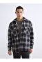 Timeless Clothing & Timeless Choices Comfortable Fit Long Sleeve Checkered Embroidered Men's Shirt Jacket