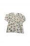 Unisex Children's Pajama Set Christmas Themed Gray Color Cotton Single Jersey Fabric Long Sleeves - 3