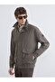 Brown Standard Fit Hooded Men's Raincoat