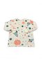 Girls' Pajama Set White Color with Planet Pattern Cotton Single Jersey Fabric Long Sleeves - 4