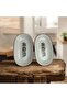 Modern Porcelain 25 cm Serving Presentation Plates Set of 2 Presentation Plates for Breakfast and Presentation - 3