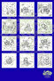 Cozy Space Coloring Book - Space Themed - Adult and Children - Thick Pages with Spiral Binding - 4