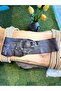 Rhoderick Bitter Brown Handmade Tasseled Genuine Leather Bohemian Corset Belt