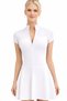 Women's Shorts Skirted Zippered Swimsuit - 5
