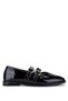 Women's Genuine Leather Black Patent Leather Ballet Shoes