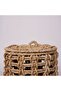 Edi̇s Natural Abaka 25X25 cm Laundry and Decoration Basket with Lid - 3