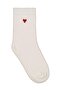 Girl's Heart Towel 2-Piece Girl's Socks |   Towel |   School Nursery and Daily Use - 4