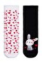 Civil Girls' Bunny Towel 2-Piece Girls' Socks |   Towel |   School Nursery and Daily Use
