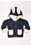 Kuzu Lined Steel Knitted Cardigan