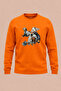 Hunting Outdoor English Setter Çulluk Printed Regular Fit 3 Thread Winter Sweatshirt