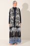 Long Pareo with Gathered Shoulder Detail - Alf7145 - 3