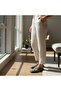 Mink Suede Genuine Leather Buckle Women's Daily Comfortable Sabo Slippers - 4