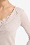 Women's Long Sleeve T-Shirt G6337Ax/Bg588 Beige Melange - 5