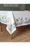 Albe Polycotton Tablecloth - Green/White - 150X150 cm - 3