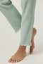 Mint Green 100% Cotton Muslin Fabric Biel Boy Pants - Elastic Waist, Narrow Leg, Summer Women's Pants - 5