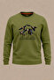 Hunting Hunting Duck Hunting Printed Reeds 100% Cotton Regular Fit 3 Thread Winter Sweatshirt
