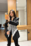 Linay Black Lace Detailed Blazer Jacket - 4