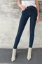 Zaryel Navy Blue Stretchy Women's Skinny Leg Jeans