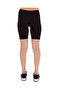Women's Black High Waist Short (Capri) Viscose Blend Leggings - 4