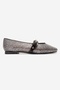 Clive Black Shiny Stone Detailed Women's Ballerina Shoes - 6