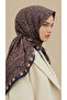 وشاح قطني بنمط عرقي 120*120 سم - 5