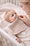 100% Cotton Baby Muslin Mouth Wipes - 8 Pcs - Beige 100% Cotton - 3