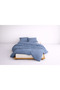 Luxury Ranforce Fabric 100% Cotton Single Duvet Cover Set 160X220 |   Elastic Sheet 100X200+30 - 2