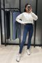 Ruffled Camisole Leggings - Navy Blue Navy Blue - 5