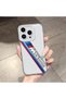 حافظة شفافة متوافقة مع هاتف iPhone 15 Pro، حافظة هاتف من السيليكون الناعم لحماية الكاميرا، نمط BMW
