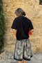 Women's Oversize T-Shirt Trench Bear Printed Black – Crew Neck, Comfortable Fit, 100% Cotton - 6