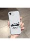 iPhone 17E Compatible Transparent Camera Protected Bear Airbag Soft Silicone Phone Case Car Pattern