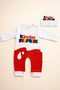 Kinder Style Baby Boy & Girl Romper Set – with Hat, 100% Cotton, Special Design - 4