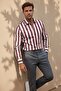Striped Long Sleeve Men's Shirt