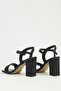 Women's Black Heeled Shoes Pc-55676 - 3