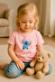 Children's Tshirt 100% Cotton Popular Cartoon Character Patterned Trendy Fancy - 3