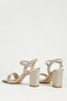 Women's Gold Heeled Shoes Pc-55676 - 4