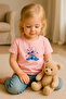 Children's Tshirt 100% Cotton Popular Cartoon Character Patterned Trendy Fancy - 3