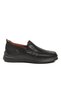 Black Genuine Leather Anatomical Sole Men's Casual Shoes 252073 m - 3