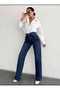 2021 Wide Leg Lycra Denim Pants - 3