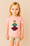 Children's Tshirt 100% Cotton Popular Cartoon Character Patterned Trendy Fancy - 2