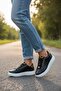 Flat Thick Orthopedic Sole Leopard Pattern Women's Sneaker Sports Shoes - 2
