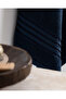 Marnot Border 100% Cotton Flocked Bath Towel - Navy Blue - 70X140 cm - 2