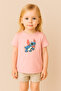 Children's Tshirt 100% Cotton Popular Cartoon Character Patterned Trendy Fancy - 2