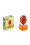 Succulent Crassula Capitella Potted Flower 94 Pieces Bricks Building Block 3D Puzzle Toy Gift - 2