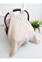 Stroller Cover Muslin Zippered Beige Color 100% Cotton I Artı Bebe - 2