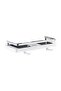 Thea Shower Kit Soap Tray - Stylish Acrylic Soap Holder in Silver Chrome