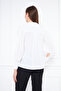 Women's Trendy Balloon Sleeve Oversize White Stylish Blouse Shirt - 6