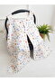 Stroller Cover Muslin Zippered Floral 100% Cotton I Artı Bebe