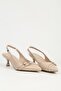 Women's Beige Heeled Shoes Pc-55727 - 3